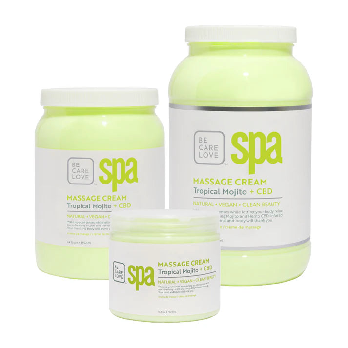 Tropical Mojito Mint + CBD Massage Cream